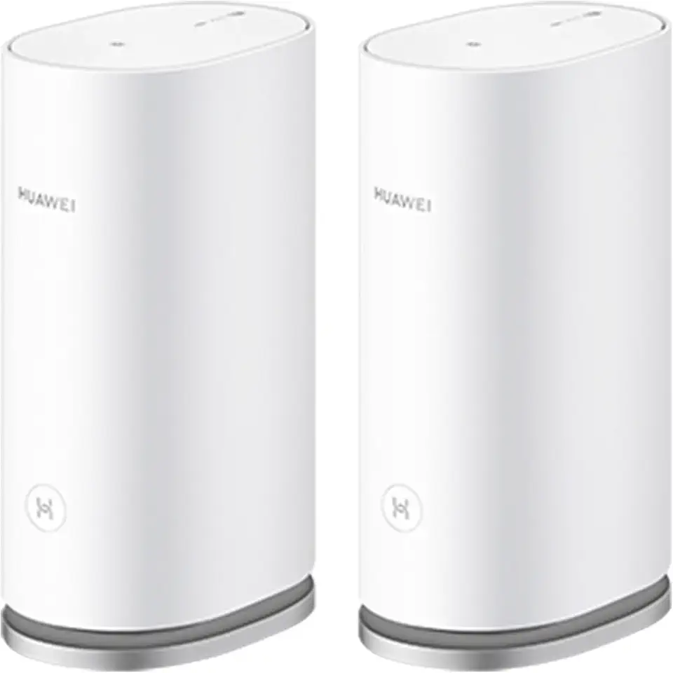 Roteador, HUAWEI WiFi Mesh 3, Wi-Fi 6 em Toda Casa com Até 3000Mbps, HarmonyOS Mesh+, Conexão com Um Toque, Branco, Kit com 2 unidades