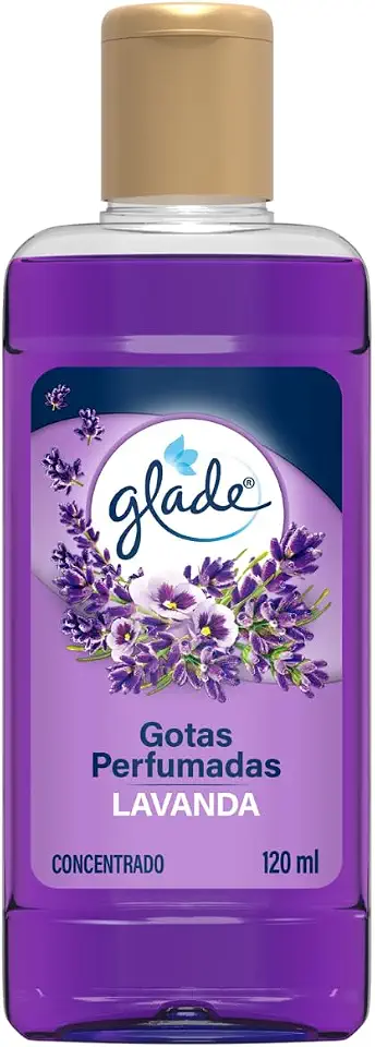 Glade Aromatizador de Ambiente Lavanda, Gotas Perfumadas com Óleos Essenciais, 120ml