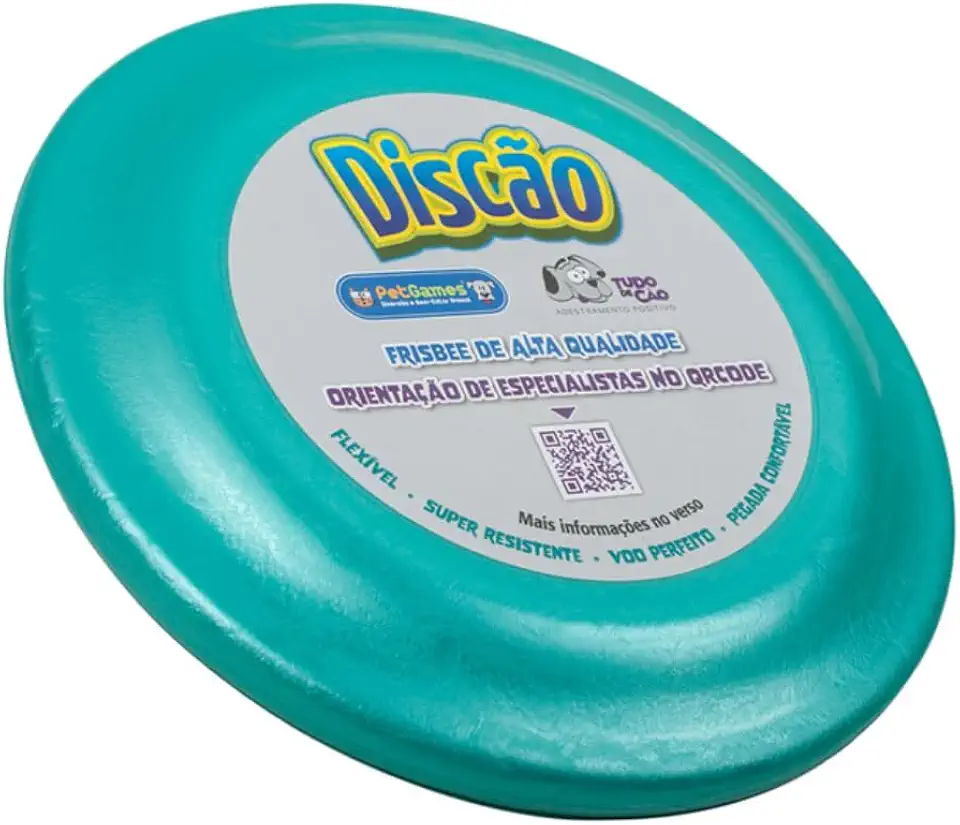 Pet Games Brinquedo Disco Voador Frisbee Durável E Macio De Atividades Ao Ar Livre E Treinamento Para Cães- Discão Verde