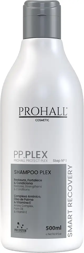 Shampoo Protetor Prohall Pp.Plex - Proteção e Integridade Contra Danos da Descoloração - Plex Cabelo, 500ml