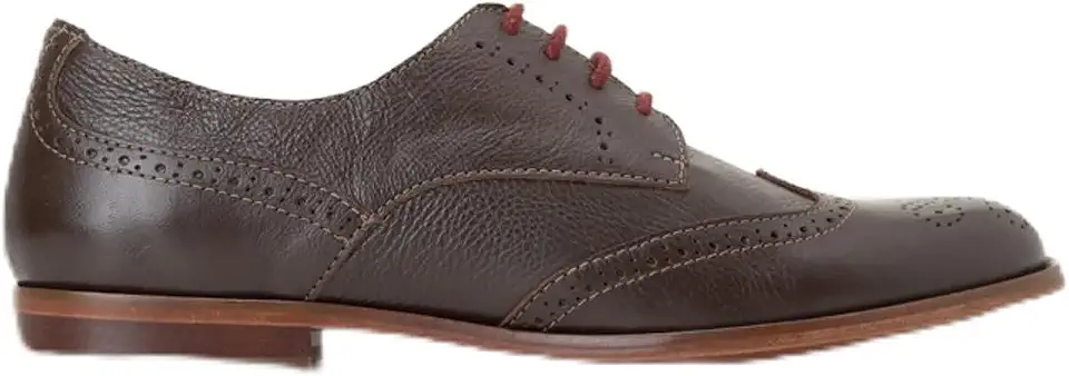 Sapato Cookie Oxford Feminino em Couro Nobre Café com Cadarço Vinho Artmello Confortável Leve Moderna