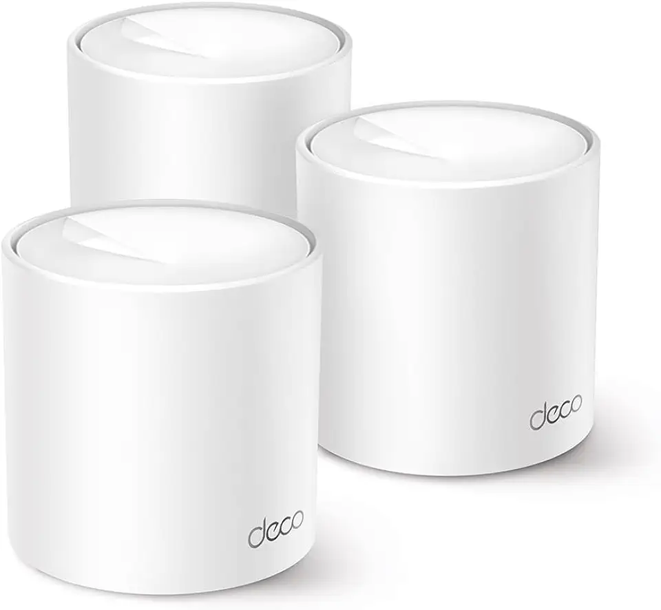 TP-Link Deco X10 (3 un.) Sistema Mesh Wi-Fi 6 para casa toda Dual Band AX1500, cobre até 190 m², 120 dispositivos, 2 portas gigabit, instalação por app Deco, Mesh com IA, Controle Parental