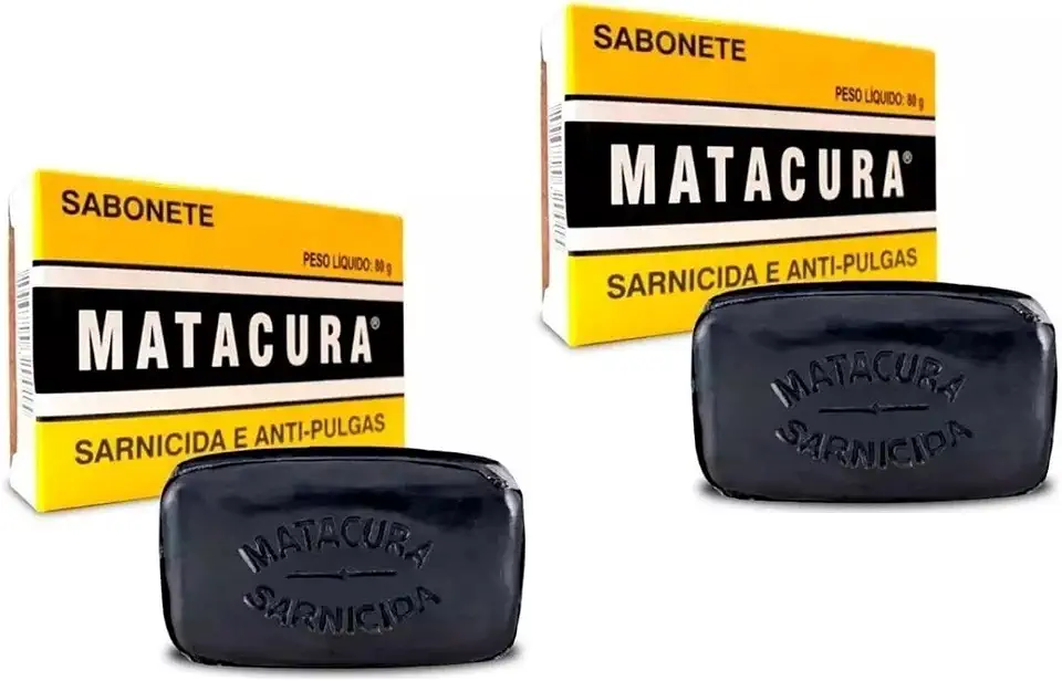 Kit 2un Sabonete Sarnicida e Antipulgas 80g