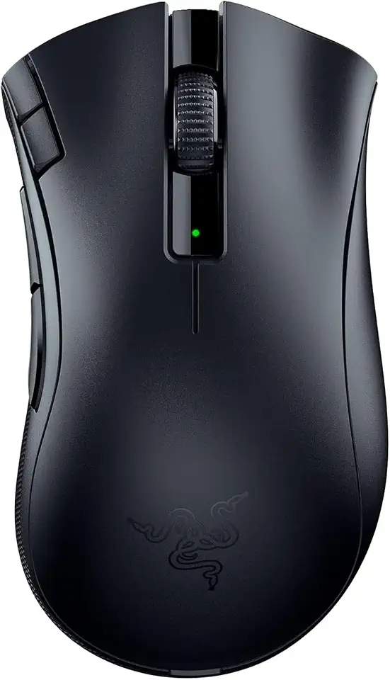Razer DeathAdder V2 X Hyperspeed Rato Gaming sem fios, ergonómico para PC/Mac (interruptores mecânicos, tecnologia Hyperspeed Wireless, sensor ótico) preto