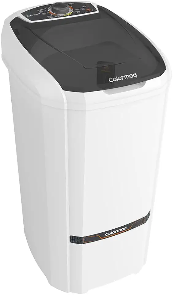 Colormaq Lavadora Semiautomática LCS 15 Branca 220V 48x56x98 cm 15 kg 8 Ciclos de Lavagem