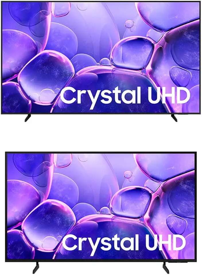Smart TV 85" Crystal UHD 4K + Smart TV 55" Crystal UHD 4K U8600F