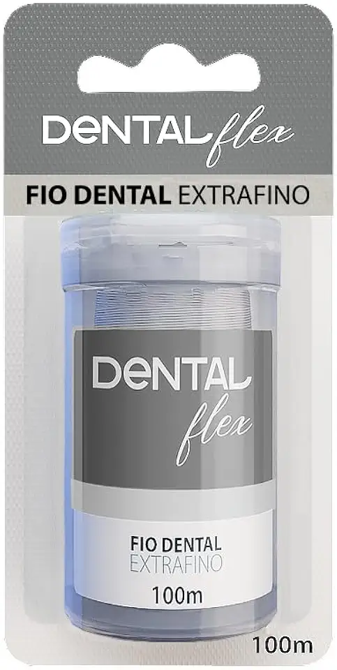 Fio Dental Extra Fino, 100 Metros, Ideal para Dentes Muito Próximos e Usuários de Aparelho Ortodôntico ou Invisalign