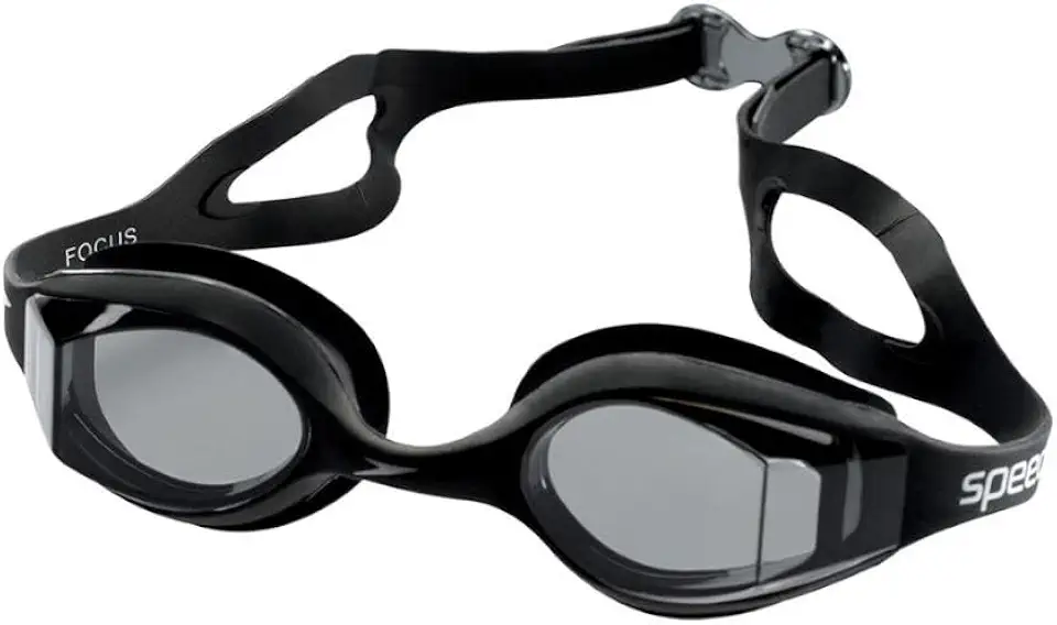 Óculos de Natação, Speedo, Focus, Soft Frame Conforto com Proteção UV e Antifog, Vedação M