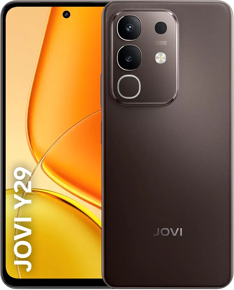 Smartphone JOVI Y29 256GB 8+8GB Ram Turbo Câmera 50MP Snapdragon 685 Bateria 6500mah Carregamento 44w - Marrom