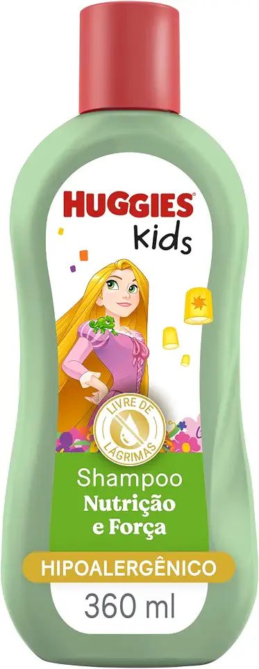 Shampoo Huggies Kids Nutrição e Força Enrolados 360 ml