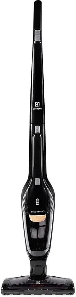 Electrolux Aspirador de Pó vertical bateria ergorapido 2 em 1 luz frontal LED 30 min luz frontal LED limpeza facil da escova rotativa 2 velocidades capacidade 420Ml ERG24N Bivolt