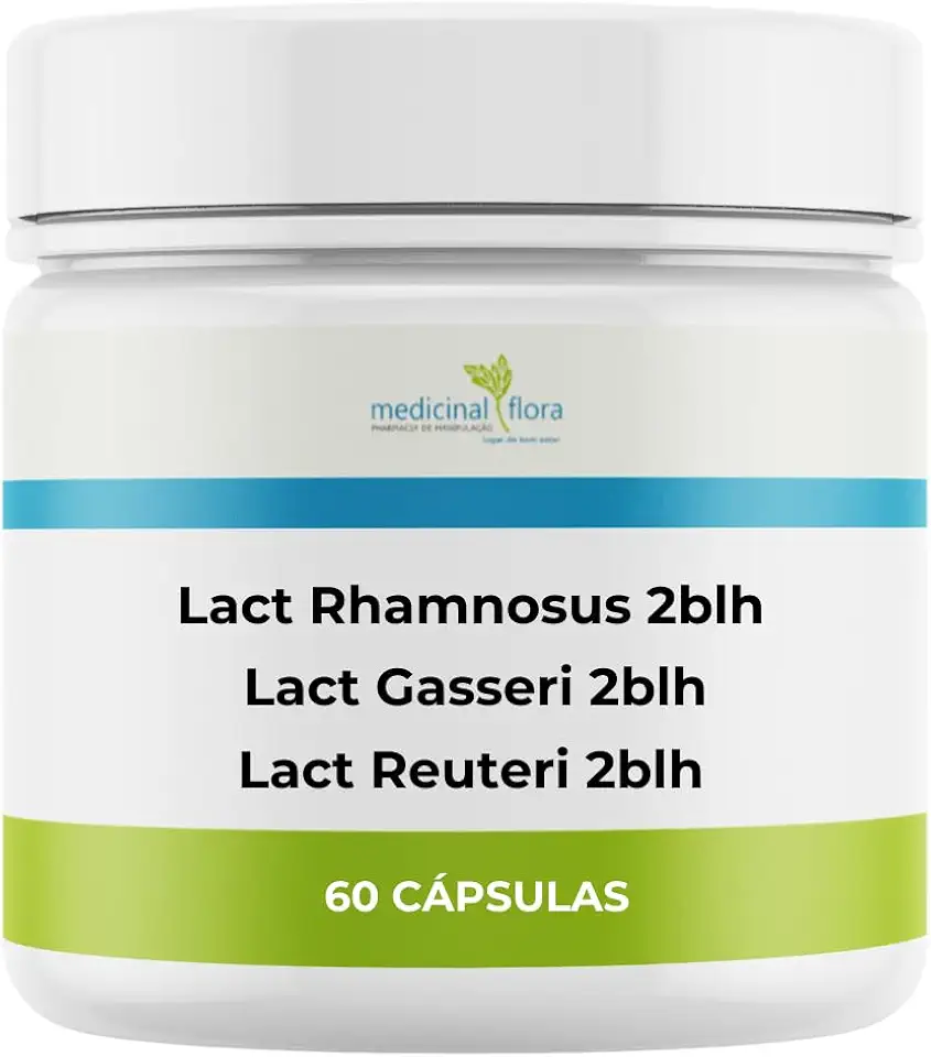 Lactobacillus Rhamnosus 2blh + Reuteri 2blh + Gasseri 2blh - 60 Cápsulas