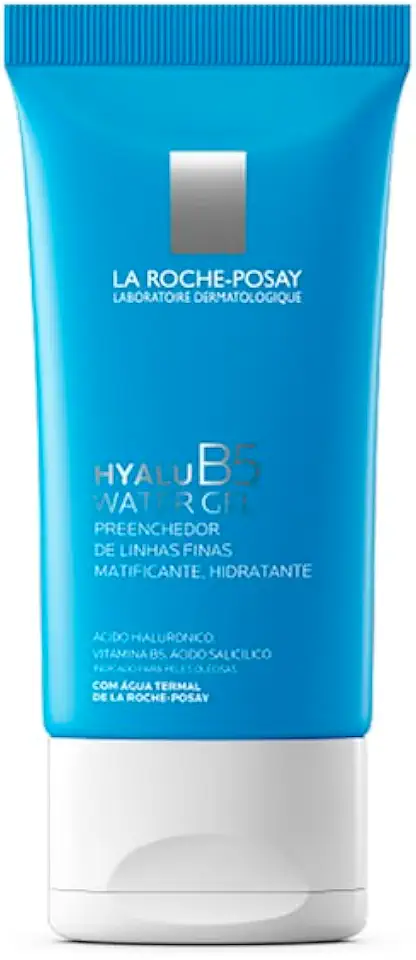 La Roche-Posay Hyalu B5 Water Gel, Gel Hidratante Facial Preenchedor de Linhas Finas com Efeito Primer Matificante e Controle da Oleosidade, com Ácido Hialurônico, 40g