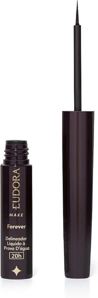 Eudora Make Forever Delineador Líquido Preto À Prova D'água 3ml