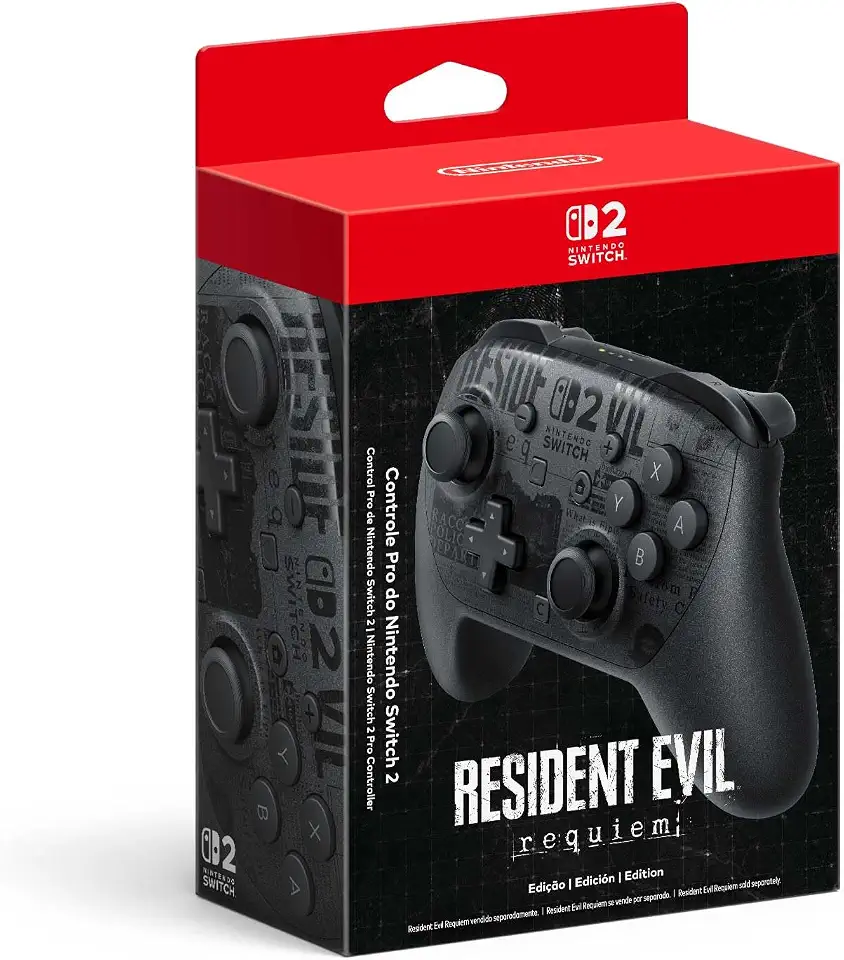 Nintendo Switch 2 Pro Controller Resident Evil Requiem Edition