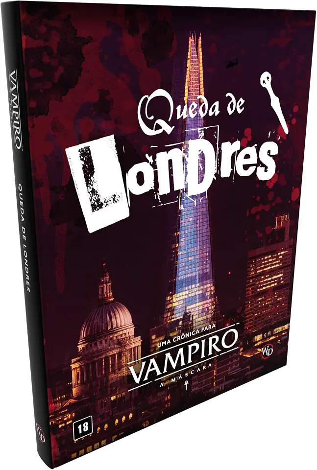 Asmodee Vampiro: A Máscara 5ª Edição - Queda de Londres Suplemento RPG | 2 a 10 Jogadores, 120 Minutos por Partida, Idade+14, Para Gamers