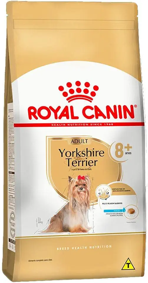 Ração Yorkshire Terrier 8+ para Cães Adultos Royal Canin