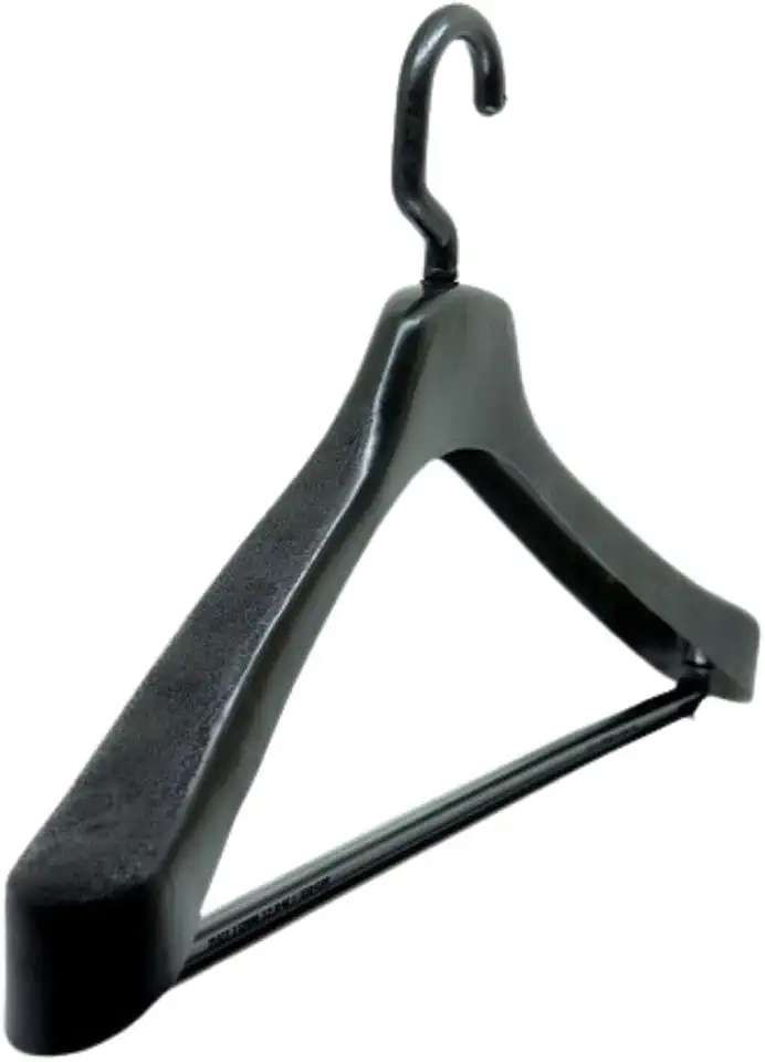 Kit 10 Cabides Terno Casaco Blazer Luxo Com Gancho Giratório Preto