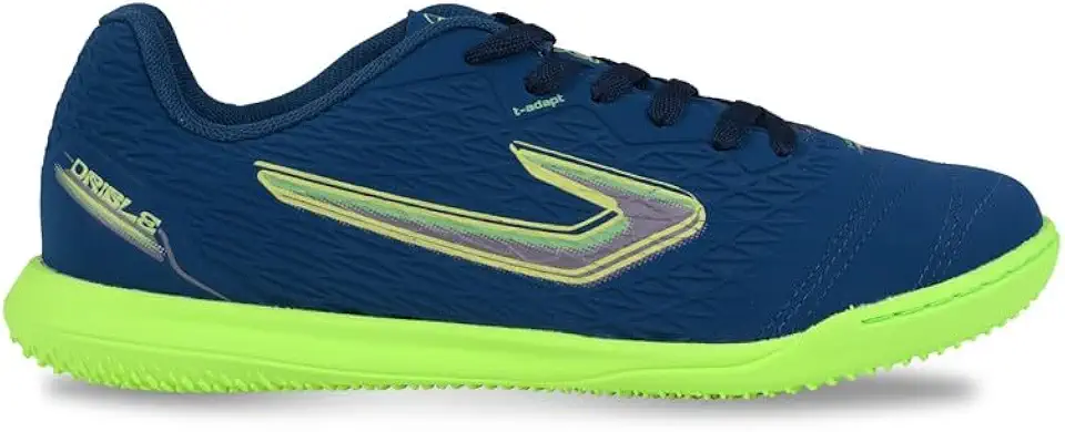 Chuteira Topper Drible Vii Futsal Petroleo/Verde/Amarelo,41