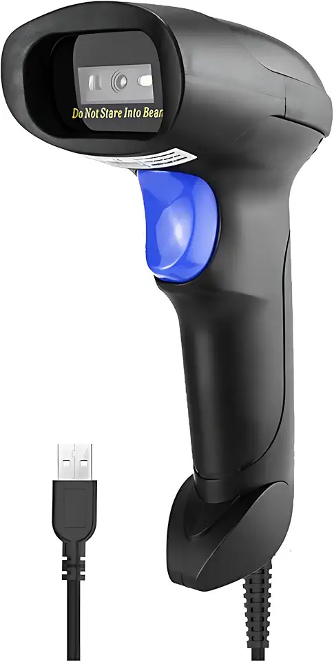 Leitor Scanner Qr Code Código De Barras Com Fio Usb 1d 2d Laser Danfe manual rápido
