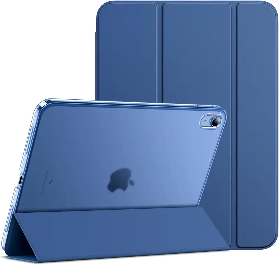 JETech Capa para iPad (A16) 11ª/10ª Geração (2025/2022), Case Rígida de Suporte Fino com Despertar/Sono Automático (Marinha)