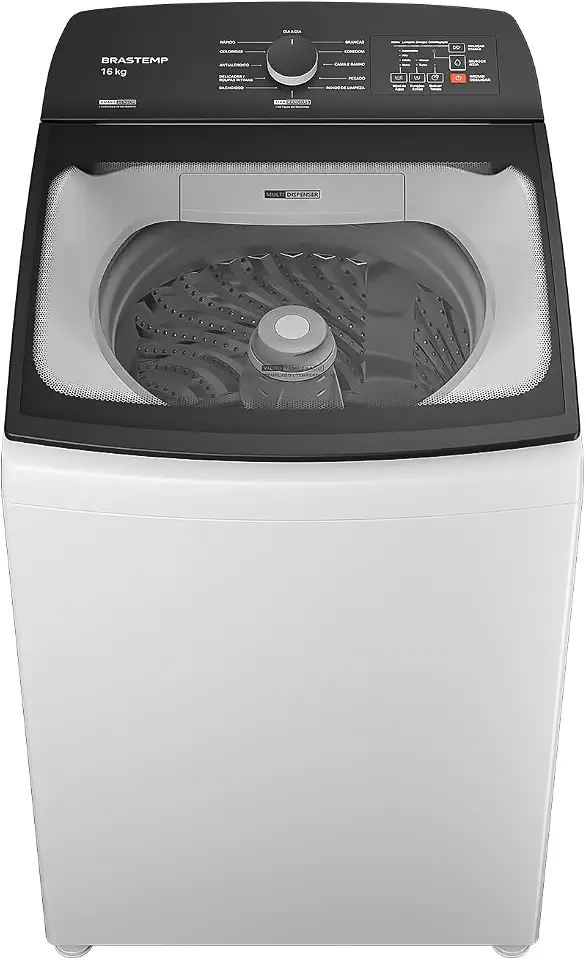 Máquina de Lavar Brastemp 16Kg Branca com Ciclo Tira Manchas Advanced e Smart Sensor - BWF16AB 110v