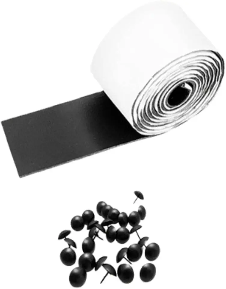 Tira de de Telhado de Madeira Sintética de 1,5 M, Tira Decorativa de Qualidade com Tachinhas para Venezianas de, Largura 3.98 Cm