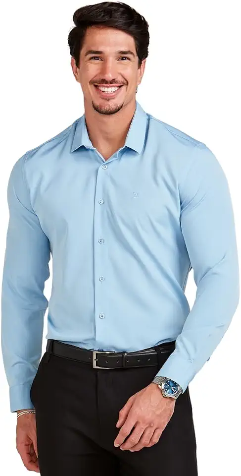 Camisa Social Manga Longa Masculina