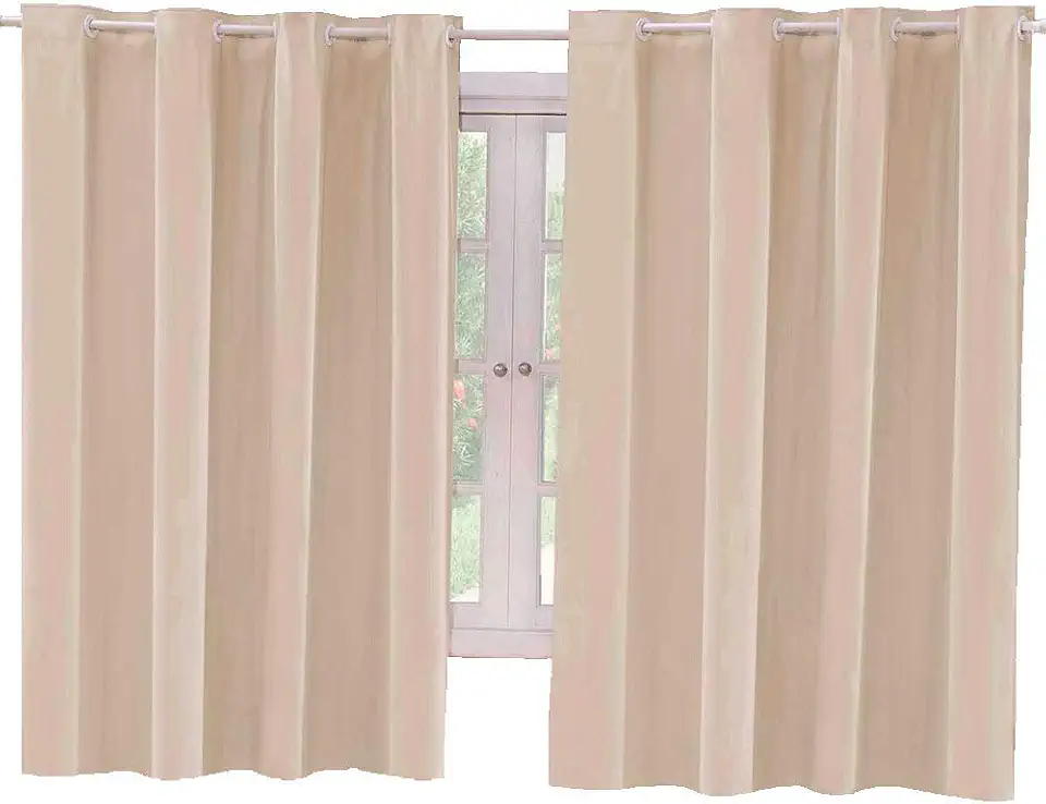 Cortina Blackout Corta Luz 220cm x 130cm - Palha