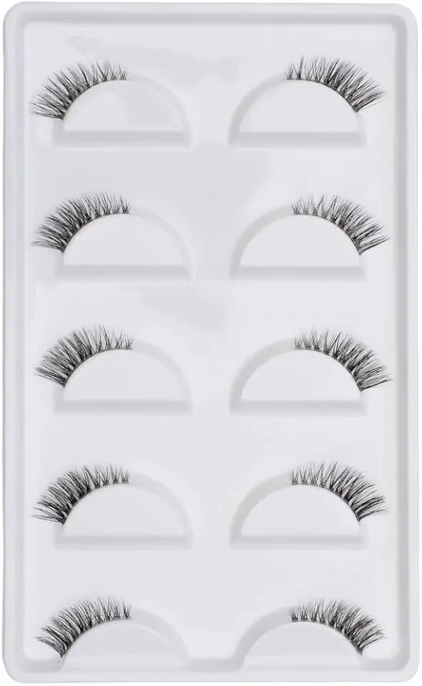 Caixa Com 5 Pares De Cílios Postiços De Cantinho - Fox Eyes