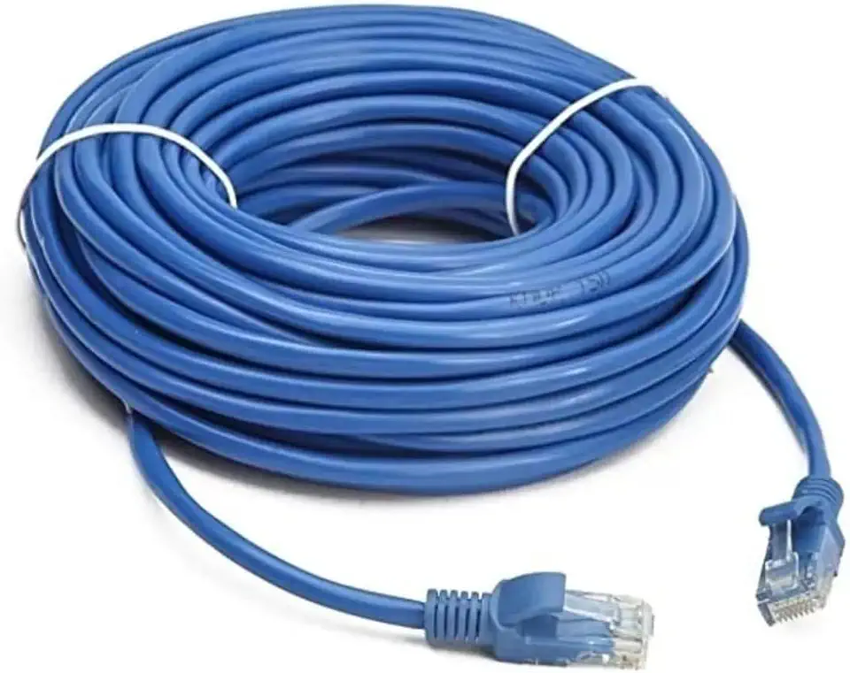 Cabo de Rede CAT5e Montado Alta Velocidade, Conexão Estável e Performance Superior para Jogos Online e Streaming (5 Metros)