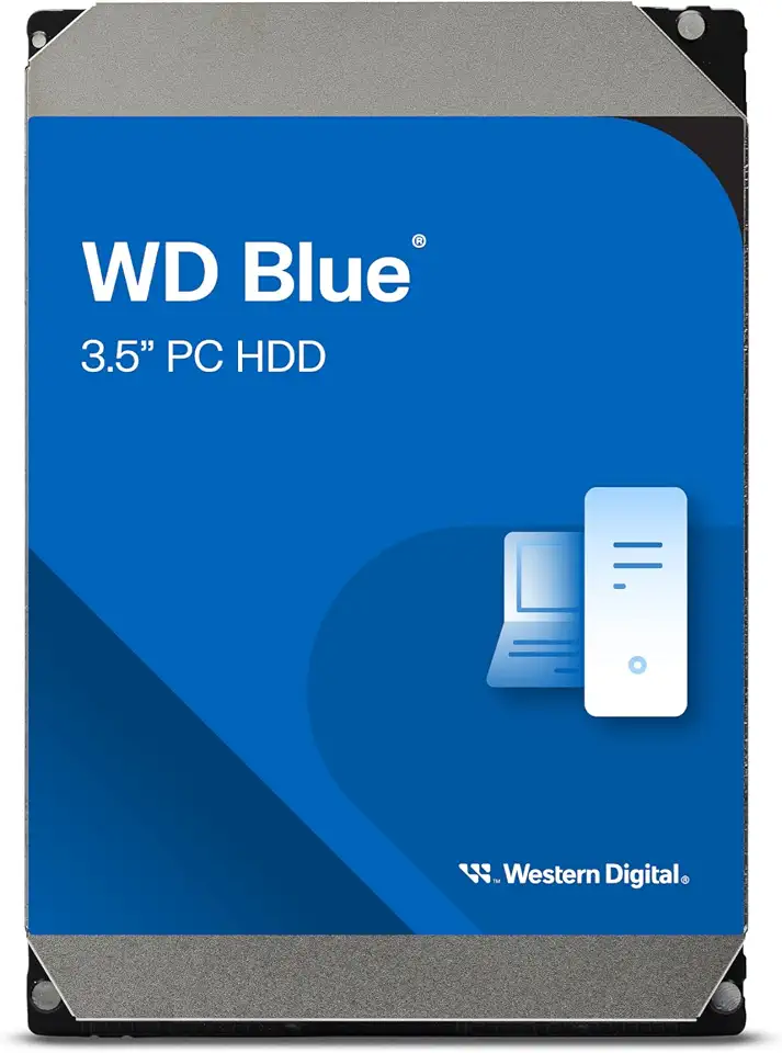 Western Digital Disco rígido interno WD Blue PC de 4 TB - 5400 RPM, SATA 6 Gb/s, cache de 128 MB, 8.9 cm - WD40EZZX