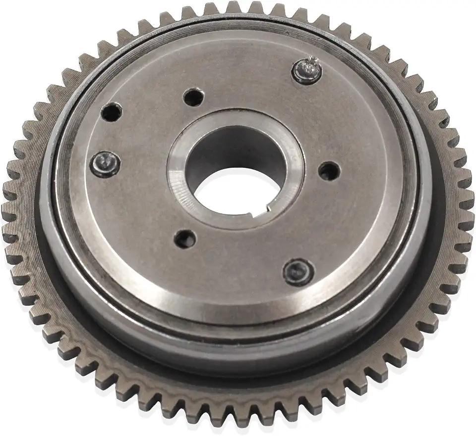 Trkimal Embreagem Sprag de acionador de partida primária para ciclomotor de scooter 4 tempos GY6-125CC/150CC 152QMI/157QMJ, ATV Go Kart e scooter de marca chinesa