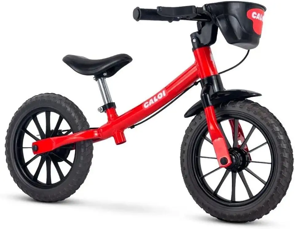 Caloi Bicicleta Infantil Balance Bike Vermelha