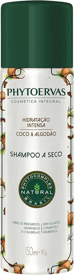 Phytoervas Phyto Shampoo Seco Hidratação Intensa 150Ml Branco
