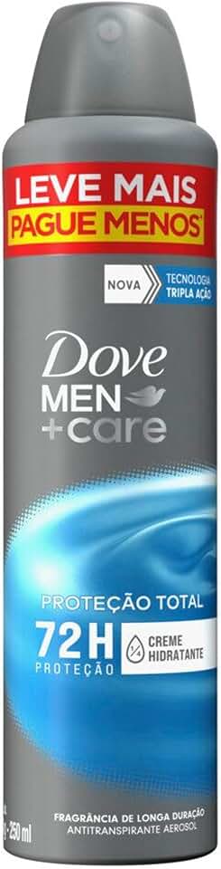 Dove Men+Care Antitranspirante Aerosol Proteção Total 250 ml