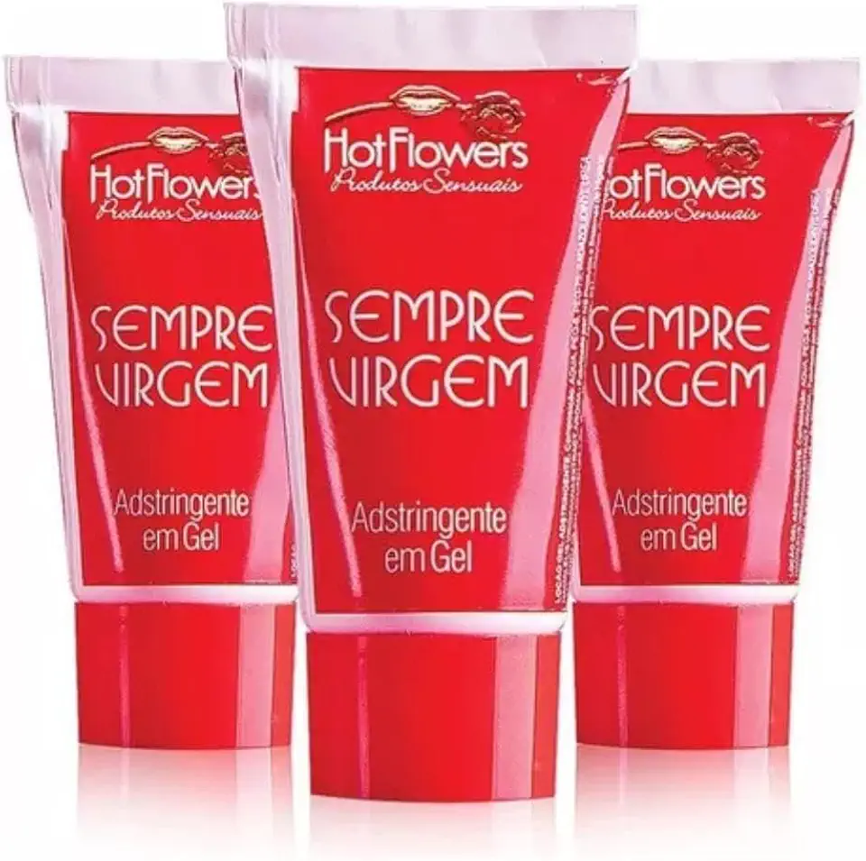 3 Loção Gel Adstringente Sempre Virgem - Hot Flowers