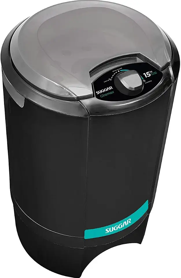 SUGGAR CENTRIFUGA DE ROUPAS GIROMAX 15KG PRETA 220V CT1502PT