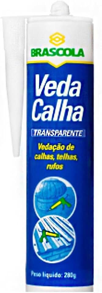 Veda Calha Transparente 280G Vedante Especial P/Alumínio - Brascola