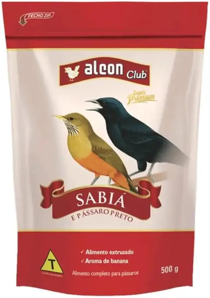 ALCON CLUB SABIÁ E PÁSSARO PRETO 500 g