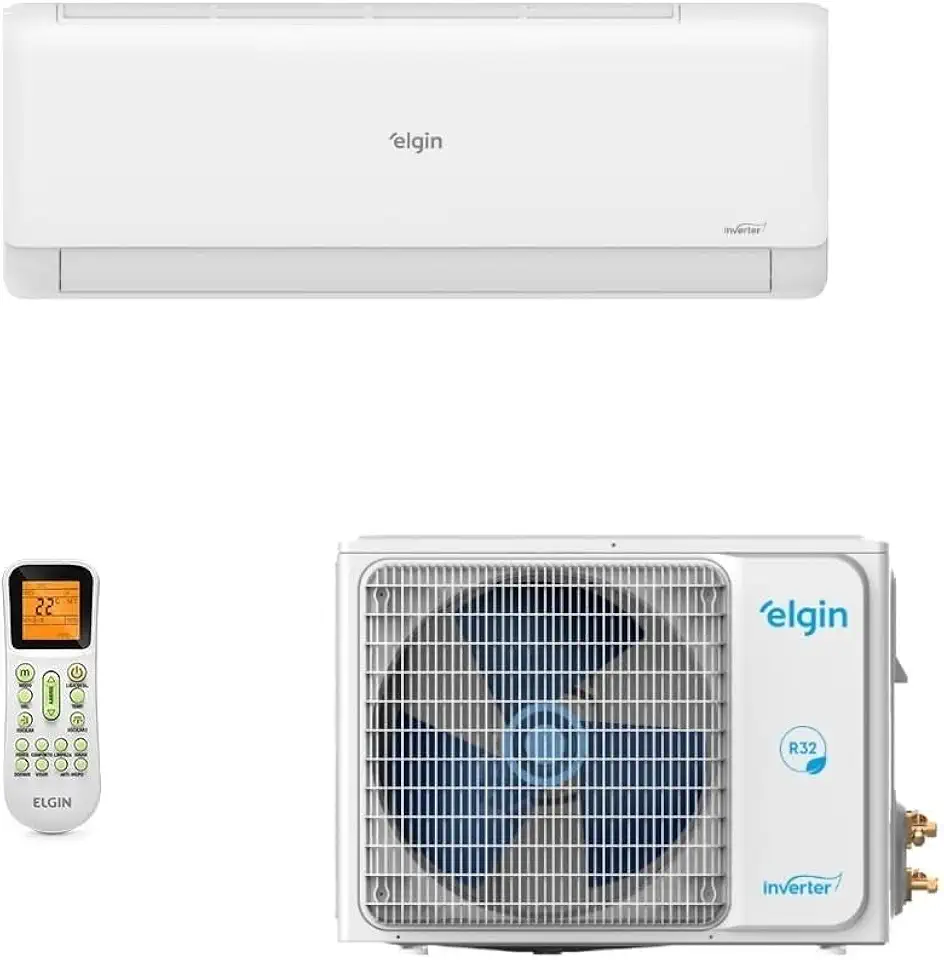 Ar-Condicionado Split HW Elgin Eco Inverter II Wi-Fi 12.000 BTUs R-32 Só Frio 220V