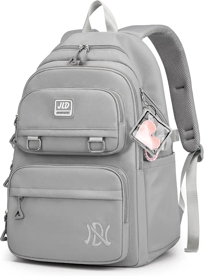 Mochila feminina bolsa escolar impermeável bolsa notebook 15,6 polegadas mochilas casual grande nylon