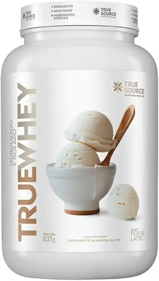 True Whey Protein Hidrolisado e Isolado - 837g Fior di Latte - True Source