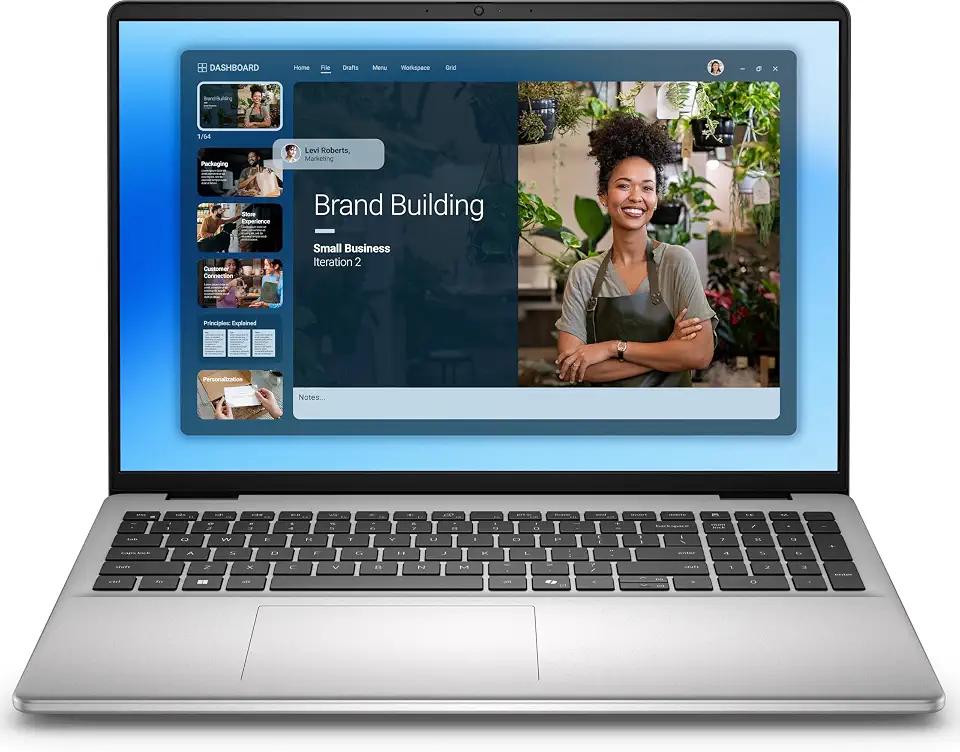 Dell Laptop 16 DC, tela sensível ao toque WUXGA IPS de 16 polegadas, Core 5 120U 10-Core, Intel Graphics, 8GB DDR5 512GB SSD, teclado retroiluminado, Wi-Fi 6E, câmera FHD 1080p, Win11 Home