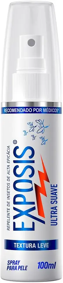 Exposis Ultra Suave, Repelente Líquido Sem Parabenos e com Icaridina, Spray 100ml