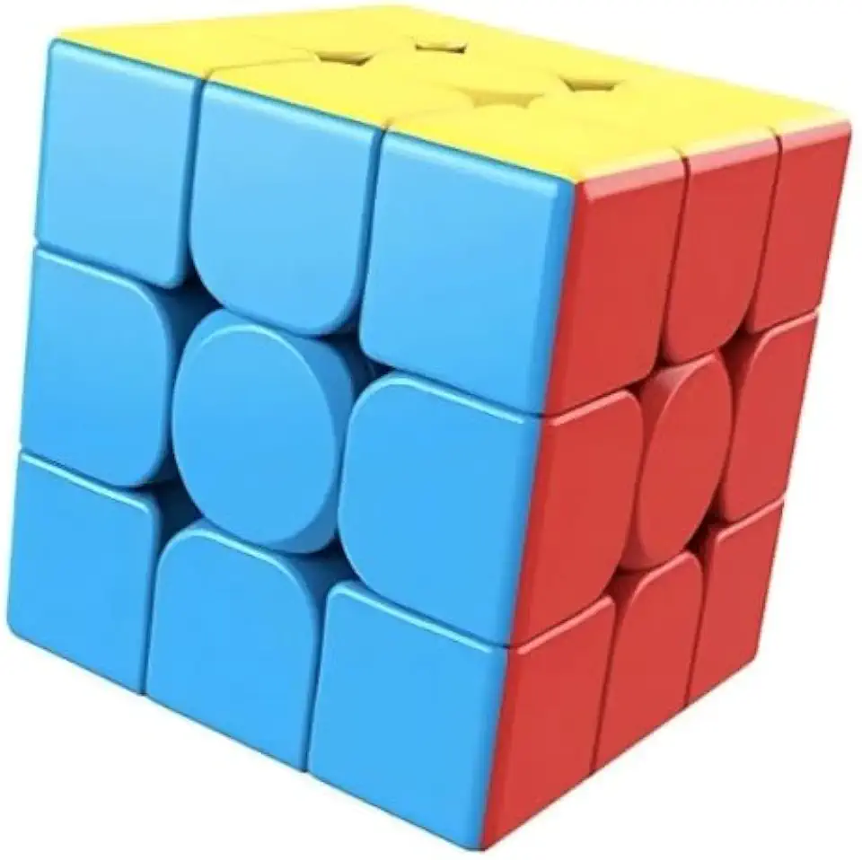Cubo Mágico Profissional 3x3 Cuber Pro 3 Color – Giro Suave e Rápido, Alta Precisão, Ideal para Speedcubing, Treino e Lazer, Resistente e Durável para Iniciantes e Profissionais