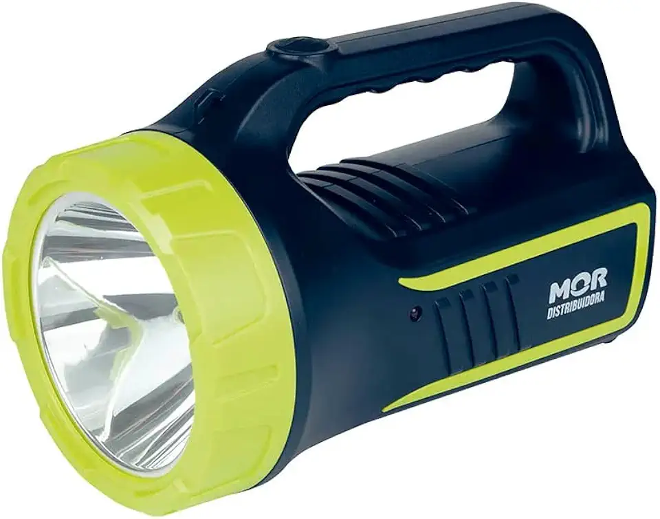 Mor Life - Lanterna Holofote Power Led 265 Lúmens Recarregável