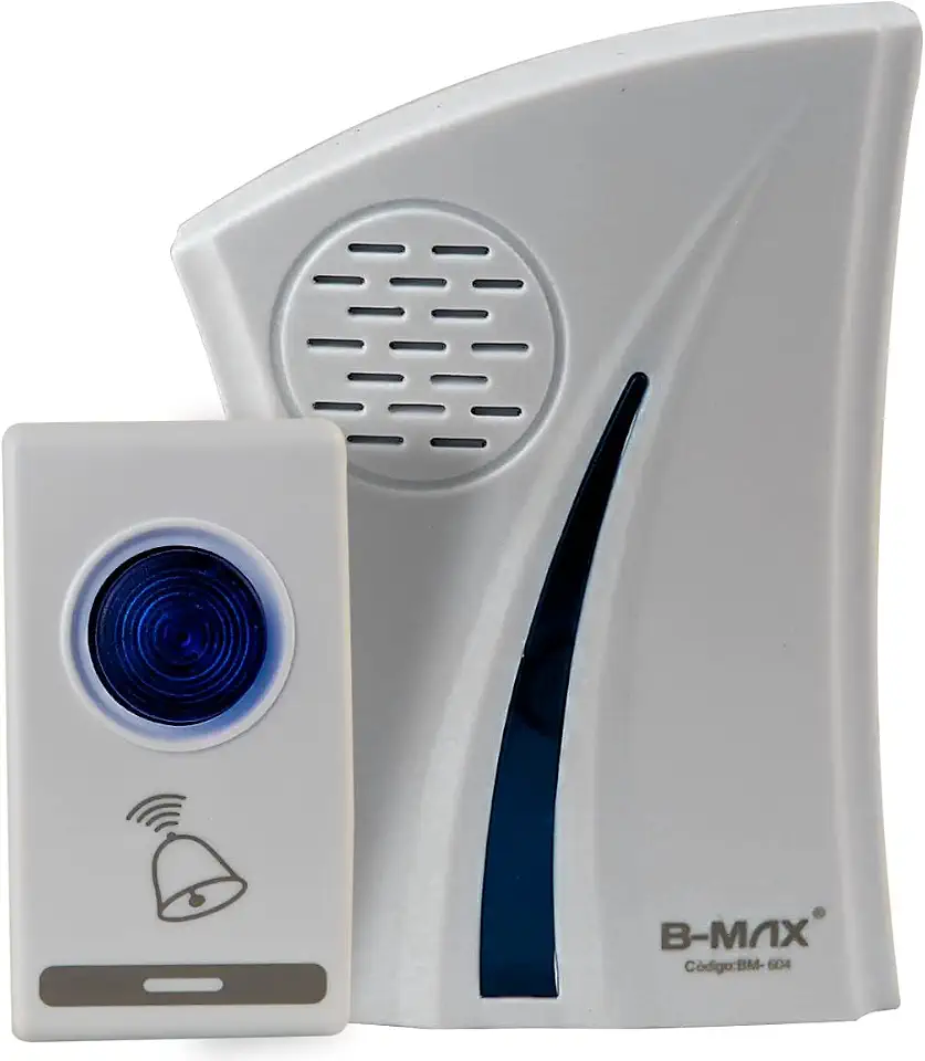 Campainha Sem Fio 36 Músicas Toques Wireless Pilha 15 Metros B-MAX BM-604