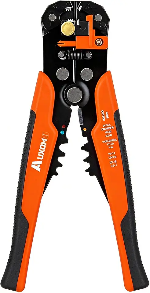 Alicate Decapador e Crimpador 5 em 1 Multifuncional Profissional - Para Fios 0.2 a 6mm² - Ferramenta Completa para Eletricista e Oficina