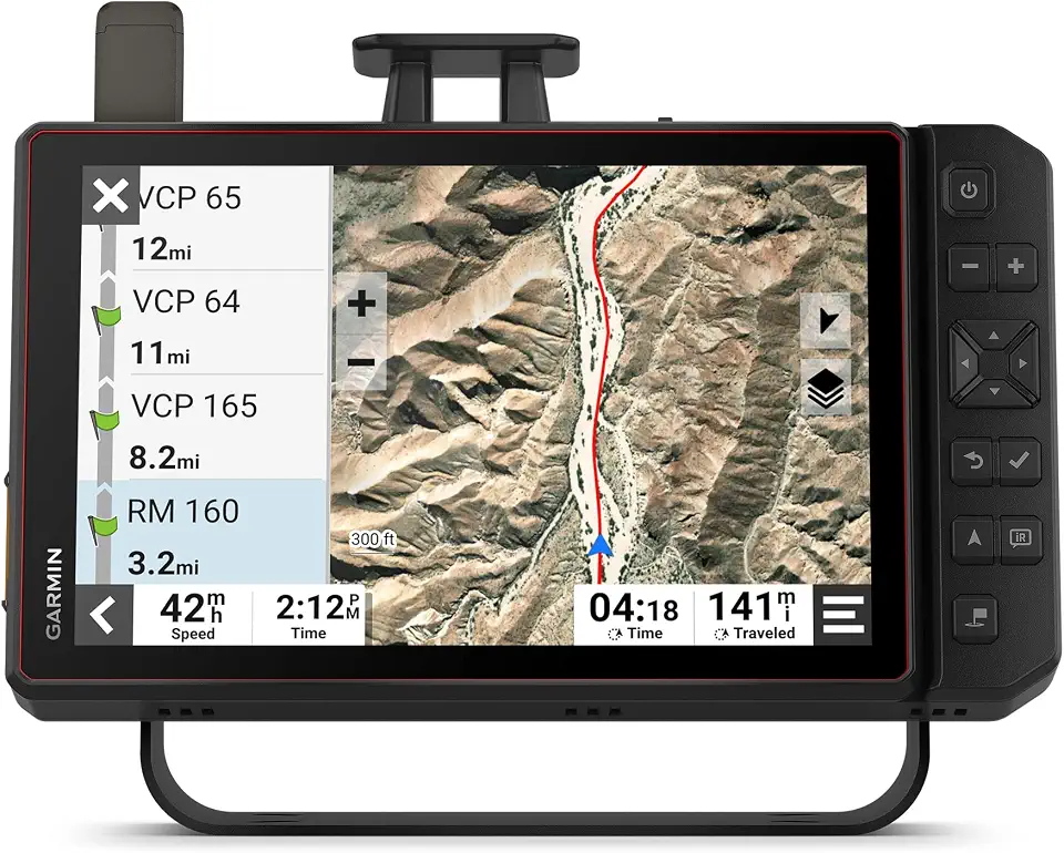 Garmin Tread XL – Baja Race Edition, Robusto, ultrarrright Navegador de corrida off-road de 25,4 cm, GPS de alto desempenho para caminhões de troféus, rastreamento de equipe com comunicação por satélite inReach integrada